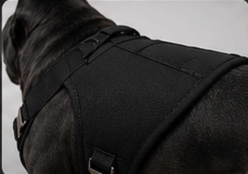 Smooth clean harness back panel
